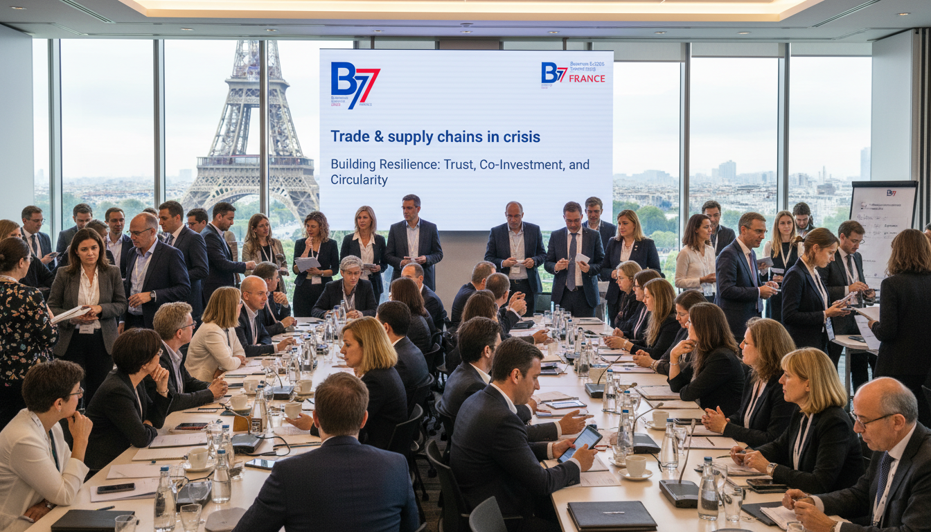 B7 Paris 2026 : cartographie et gestion des risques : les chaînes d'approvisionnement sont un sujet de Conseil d'Administration