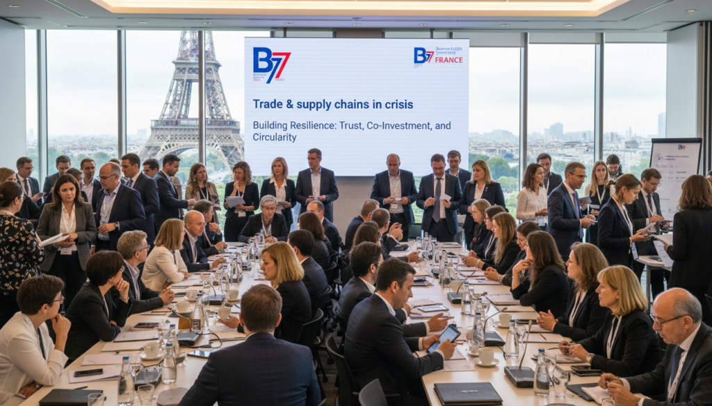 B7 Paris 2026: why supply chain risk mapping and mitigation have become non-negotiable board-level priorities for global business leaders.